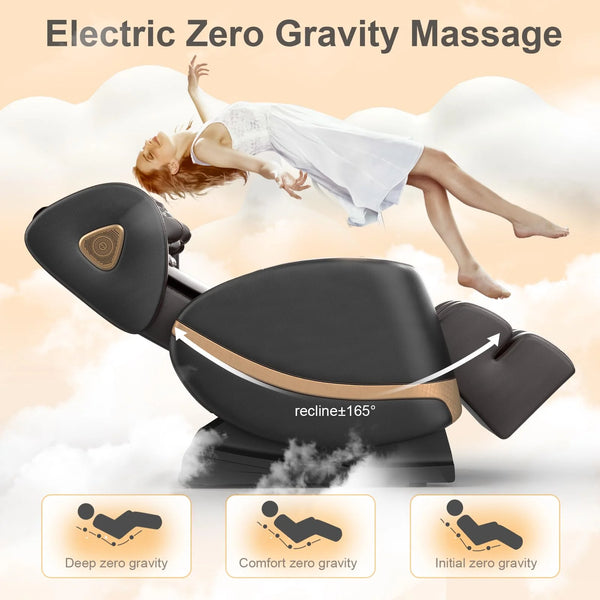 Znines Zero Gravity Massage Chair with Heat & Bluetooth