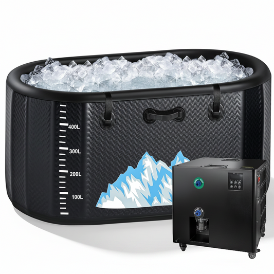 Drexo 248-Gallon Inflatable Cold Plunge Tub with Chiller
