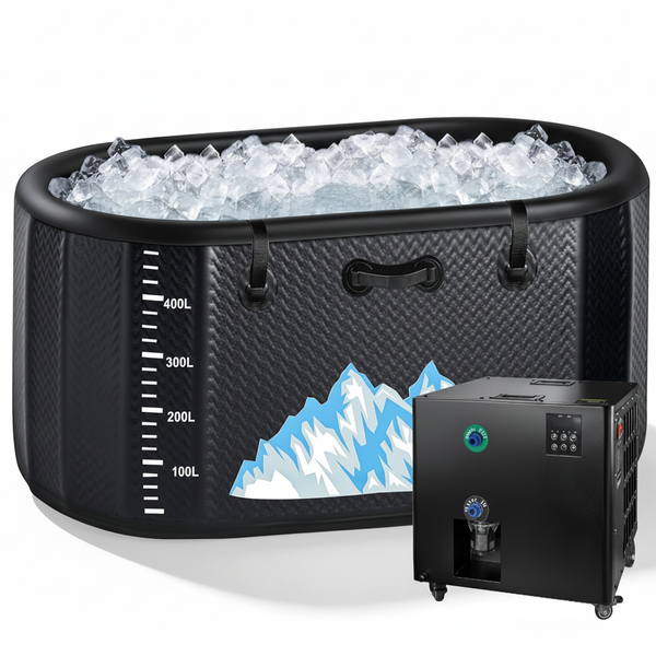 Drexo 248-Gallon Inflatable Cold Plunge Tub with Chiller
