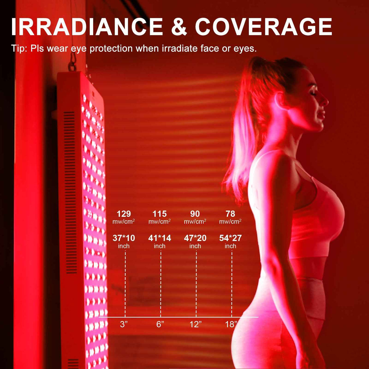 Red Light Therapy Device with Stand - Fixed-Angle Pro Series Professional Edition | Horizontal & Vertical Dual-Mode Stable Base — product view 13
