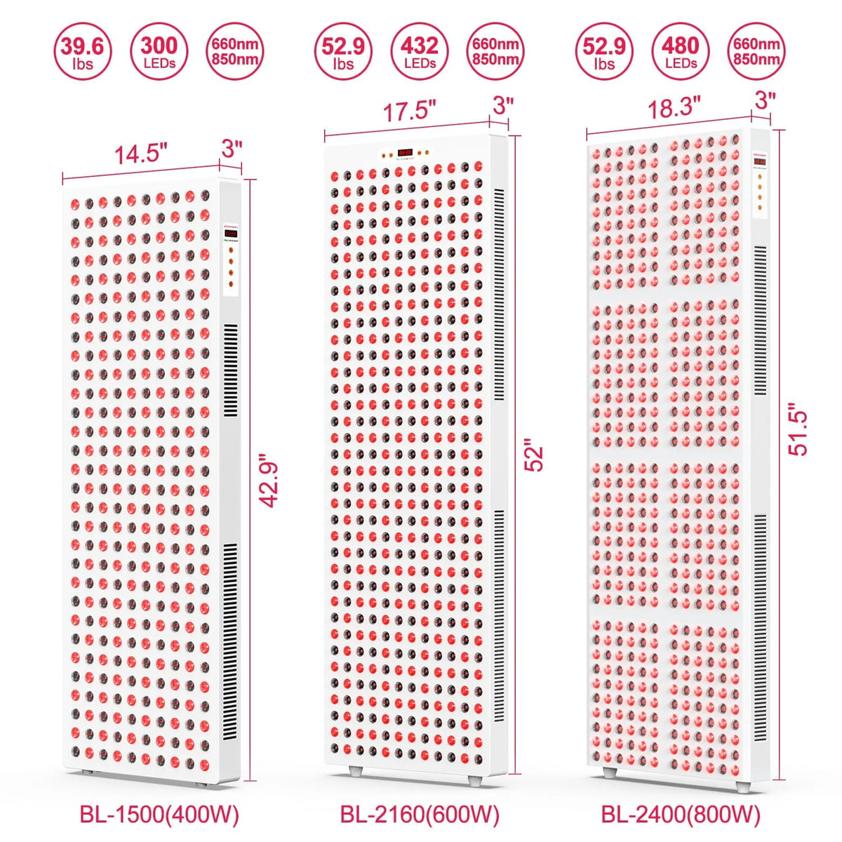 Red Light Therapy Device with Stand - Fixed-Angle Pro Series Professional Edition | Horizontal & Vertical Dual-Mode Stable Base — product view 15