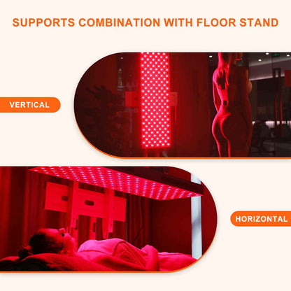 Red Light Therapy Device with Stand - Fixed-Angle Pro Series Professional Edition | Horizontal & Vertical Dual-Mode Stable Base — product view 16