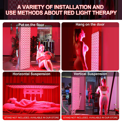 Red Light Therapy Device with Stand - Fixed-Angle Pro Series Professional Edition | Horizontal & Vertical Dual-Mode Stable Base — product view 17
