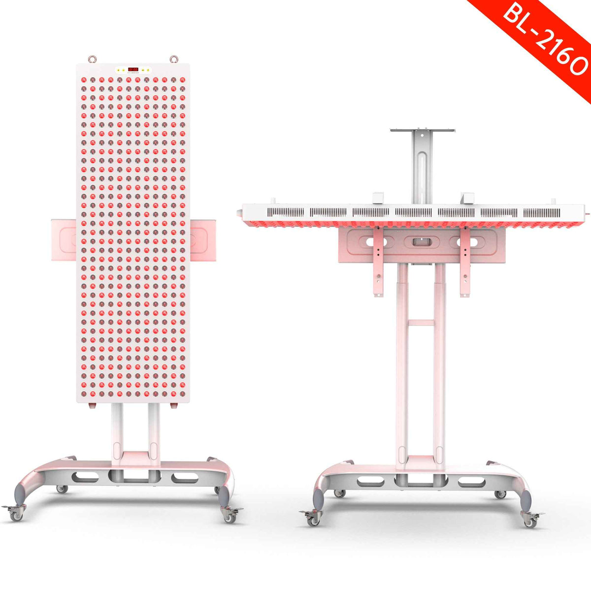 Red Light Therapy Device with Stand - Fixed-Angle Pro Series Professional Edition | Horizontal & Vertical Dual-Mode Stable Base — product view 3