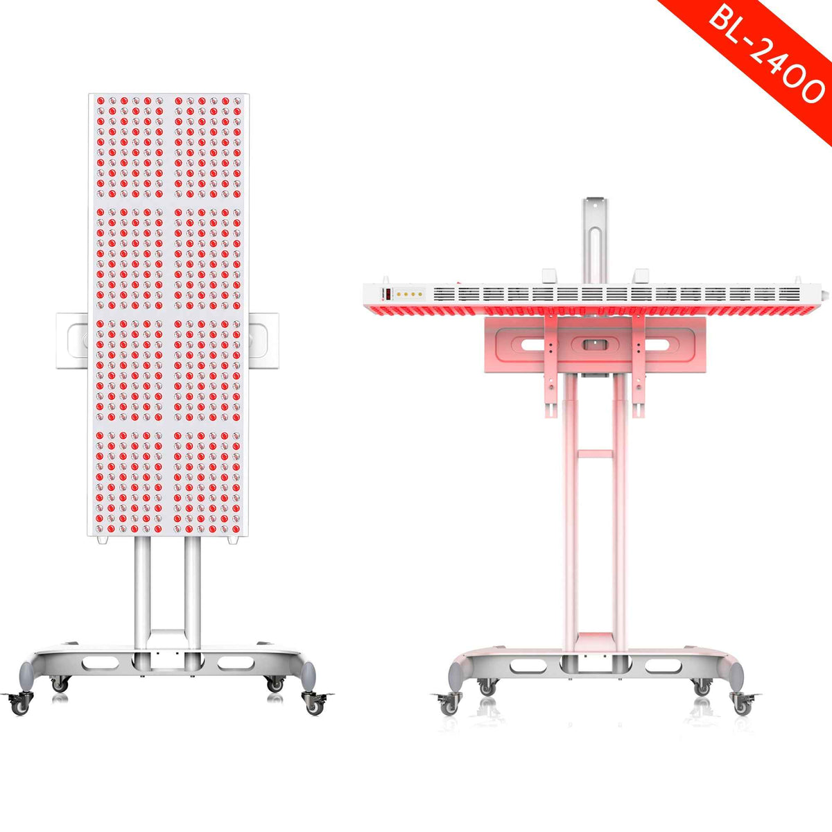 Red Light Therapy Device with Stand - Fixed-Angle Pro Series Professional Edition | Horizontal & Vertical Dual-Mode Stable Base — product view 4